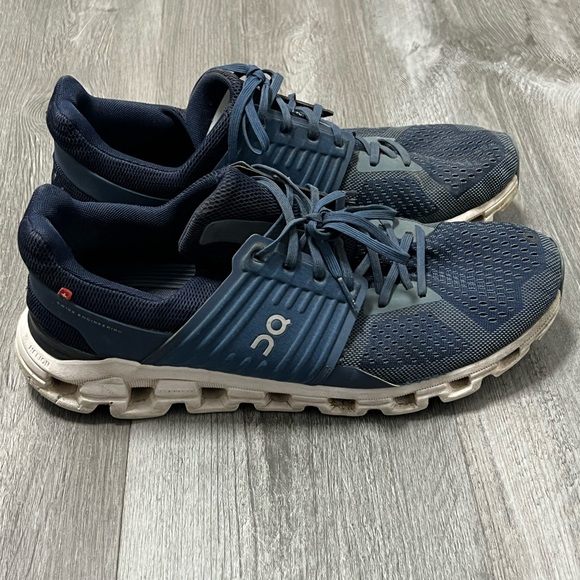 On Cloudswift Road Running shoes/ blue& black /Size 11.5 - Picture 4 of 14